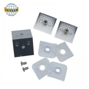 Kaksinkertainen sivun kammio 90 asteen kiinnityspuristin