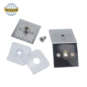 Yhden puolen kaareva 135 asteen kiinnityspuristin