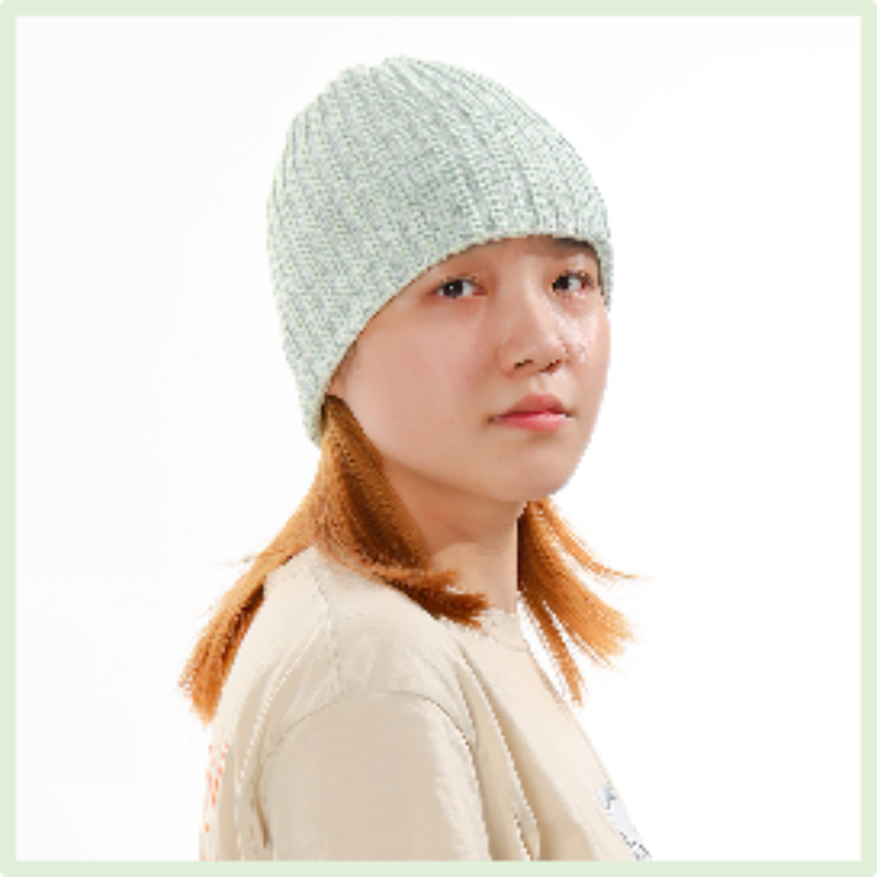 Heijastava pipo korkeanäkyvyys lämmin talvisilmukkaneulottu hattu korkki
