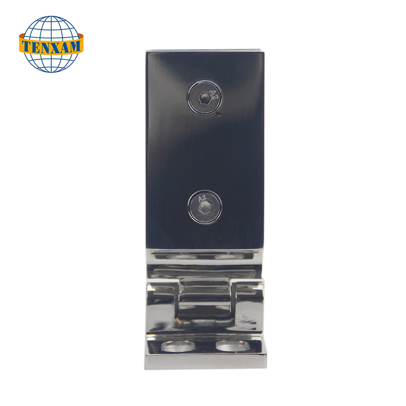 Yksiosainen 90 asteen lasikiinnitys