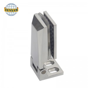 Yksiosainen 90 asteen lasikiinnitys