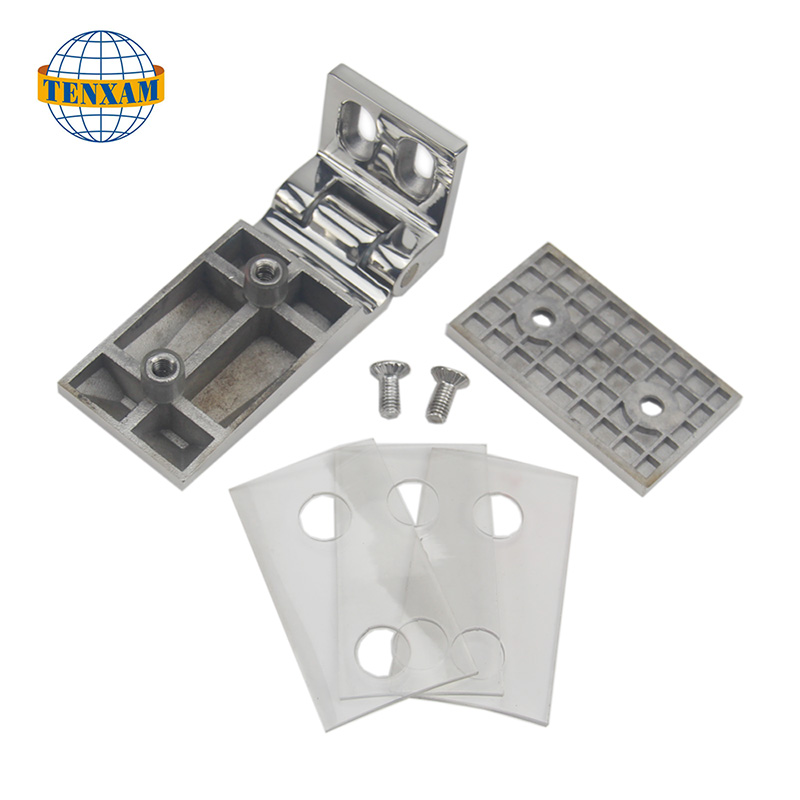 Yksiosainen 90 asteen lasikiinnitys