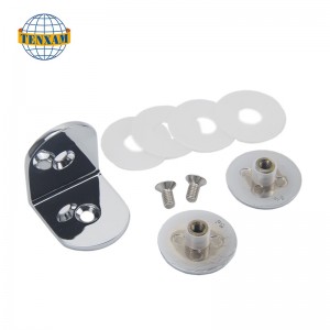 Pallo 90 asteen kaksinkertainen kiinnityspidike