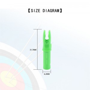 Laajennettu jousiammunta nuoli nokk hiilinuoli alumiini nuoli jousiammunta tarvikkeet nock