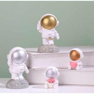 Sarjakuva astronautin astronauttikoristeet