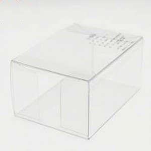 Tukkumyynti kirkas muovinen lahjapakkaukset pakkausmeikki harjapakkauslaatikko