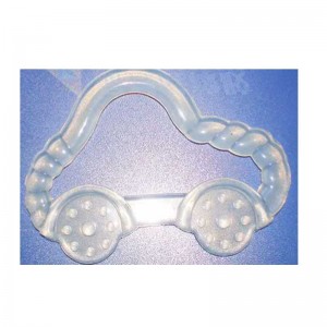 Ei-myrkyllinen vauva teether-silikonilelut bpa ilmainen ruoka-aste hauska chew-silikoni vauva teether pikkulapsille pikkulapset