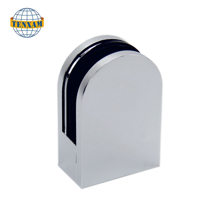 Kuuma myynti ruostumattomasta teräksestä kylpyhuoneen lasilasi -lasi -aitalaitteiden tarvikkeet lasikaitepuristin