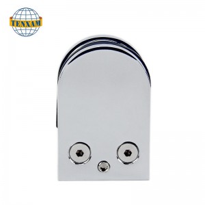 Kuuma myynti ruostumattomasta teräksestä kylpyhuoneen lasilasi -lasi -aitalaitteiden tarvikkeet lasikaitepuristin