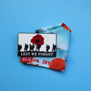 Henkilökohtaiset kunniapalkinnot metalli 3D -mustana päällystetyt sotilasmitalit