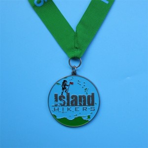 Sinkkiseoksen kuoleva vaellusmitalinylonnauhamitali