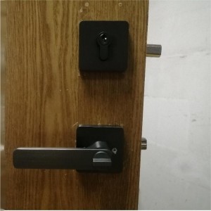 78001neliön sisäänkäynnin vipu, jossa on kaksisylinterin kuollut jauhamisarja, joka onnäppäimistön kaltainen yhdistelmä (toimisto- ja etuovi), Heavy Duty Entry Door Lockset, 1 Pakkaus