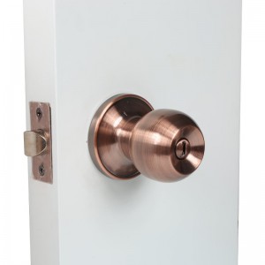 2501 yksityisyyden ovensiirto makuuhuoneeseen ja kylpyhuoneeseen, sisätilat Keyless Ball Oven lukitus- antiikki kupari