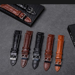 Nahkahihna, hengittävä, muodikas ja kestävä hihna omena-, Samsung-, huawei- ja xiaomi -kellot, 12 mm, 14 mm, 16 mm, 18 mm, 20 mm