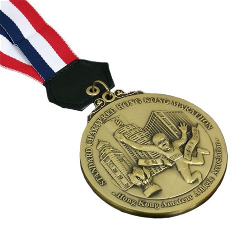 Ammattimainen räätälöity mitali suunnittelu omat 3D Gold Award -metallimitalit