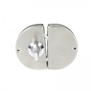 GDL001 201 Ruostumattomasta teräksestä valmistettu kaupallinen kestävä metalli kromilasi ovi anti-varkauden turvallisuuslukko, kaksinkertainen käännös