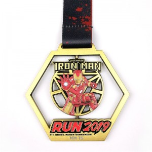 Gag Hollow Out Design -mitalit tukkumyynnin metallipalkinto 3D -kultamitalit