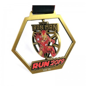 Gag Hollow Out Design -mitalit tukkumyynnin metallipalkinto 3D -kultamitalit