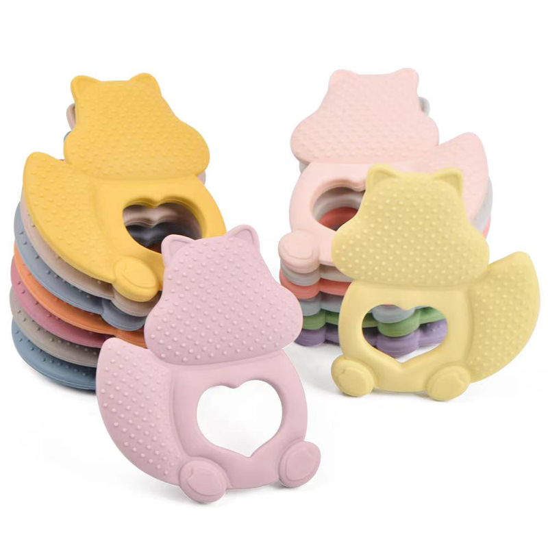 Orava sarjakuva bpa ilmainen uusi vauva teether lelu silikoni vauva chew lelu teether pehmeä pureskelu lelu vauvan hammaskepit keitettävät elintarvikkeet silikoni teether