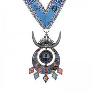 Mukautettu mitali kaulakoru 4D -emali räätälöity mitali matkamuistoille