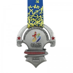 Täydellinen suunnittelu antiikkimassan kultainen hopea 4D -metallimitalitapahtumien mitalipalkinnot