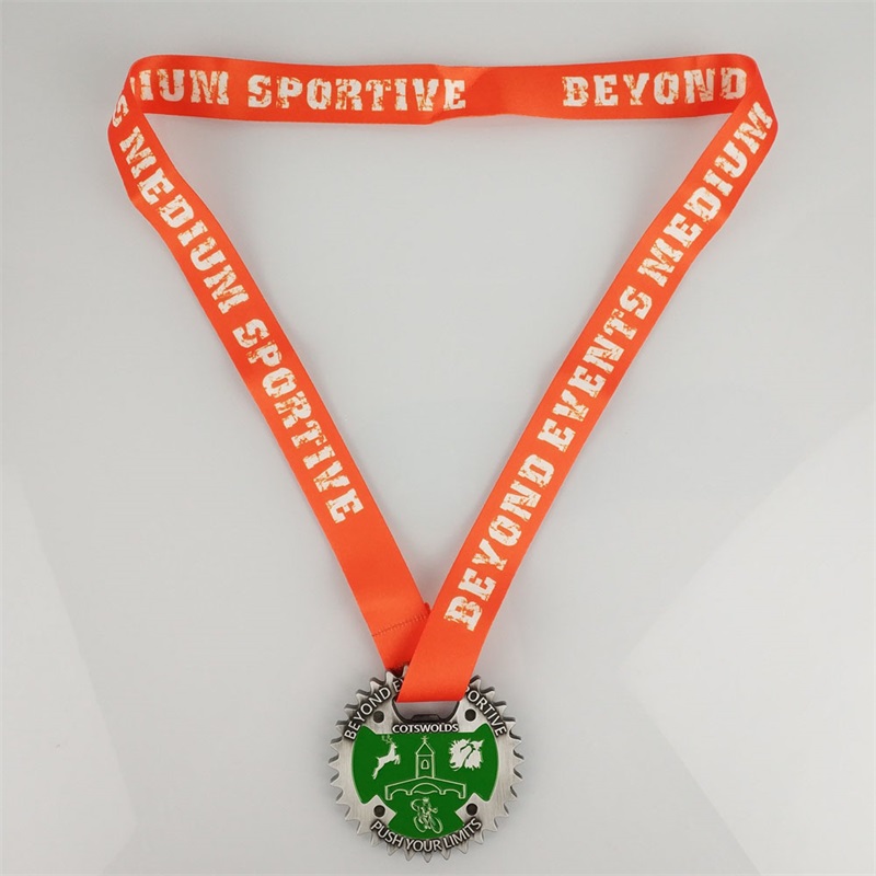 Suunnittelu urheiluseosmitalilla Lanyard -olympiamitalin replikalla