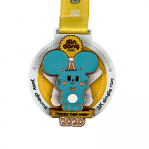 Mukautetut mitalit emali juokseva mitalipidike