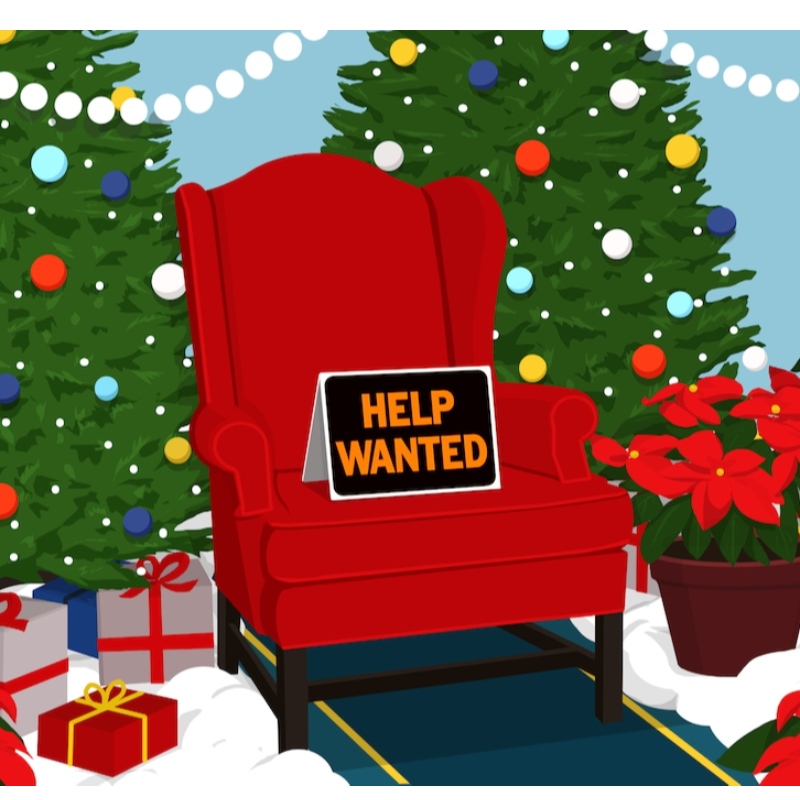 Voitko huomata joulupukin hatun tässä vaikeassa palapelissä?