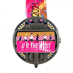 Gag Production Award -mitalit ja kuppien väri 3D -emalimitalit