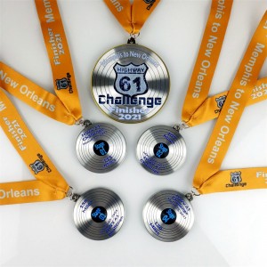 Rose -medalion levyt mitalimitalit räätälöity kilpailupalkintomitali