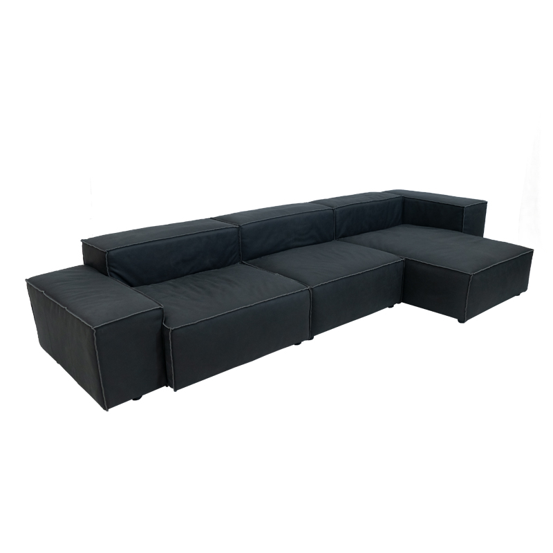 Poikkileikkaus sohva RS957 (musta)