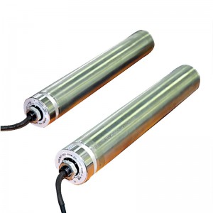 Suoraan 50/60 -pienoisan sähkötelan DC -harjaton 24 V:n galvanoitu moottori 220 V 380 V Ruostumattomasta teräksestä valmistettu rulla