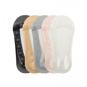 Näkymättömät pitsi -sukatnäkymättömät pitsi leikattu sukkalaaiset pitsi fotie sukat