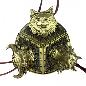 UNTIFIE Messinki pehmeä emalivärinen metallikartta Jigsaw -yhdistelmä Mitalit