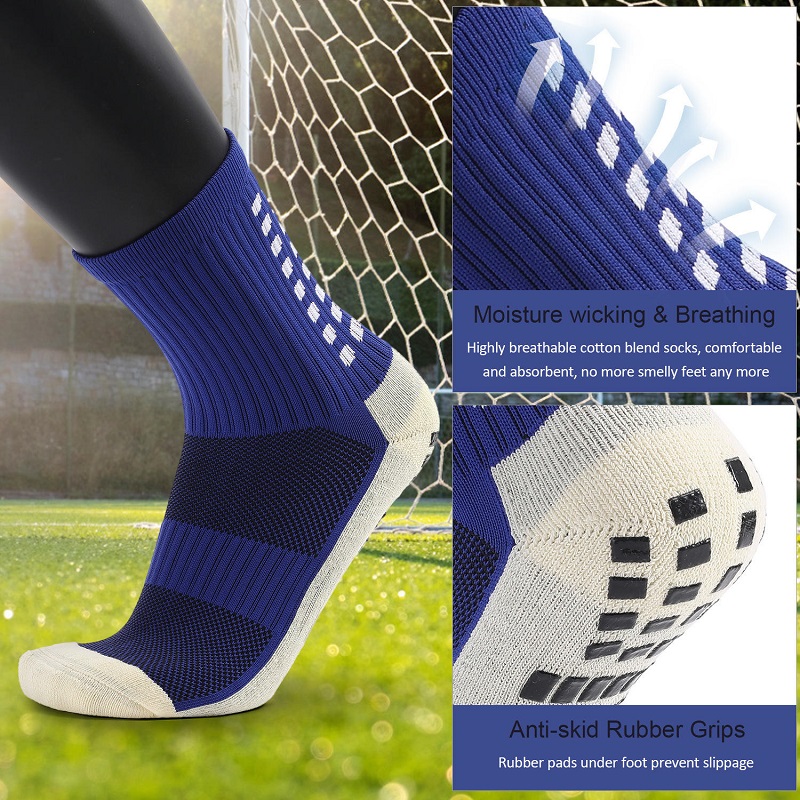 Athletic Soccer Football Anti Slip -Skid Sports Grip Sukat