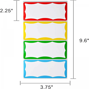 Käsinkirjoitetut tarrat DIY -tarrat