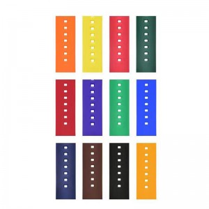 Pehmeä silikonihihna katsella vedenpitävää kellonauhaa