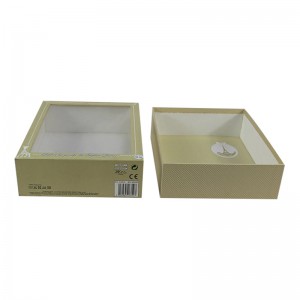 Ikkunan avaaminen lahjapakkaus, jalo ja hieno mukautettu ikkunan avauslahjalaatikko