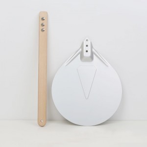 Puukahva 7 tuuman alumiinipizza Kääntökuori Pizza Turner Pyöreä pizza -lastalla Pizza -uunitarvikkeet