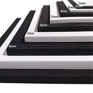 Kuuma myydä räätälöity musta EVA-vaahtolevyt hyvälaatuiset iskunkestävät luiskan vastaiset tiivisteympäristöystävälliset mauton EVA-arkki