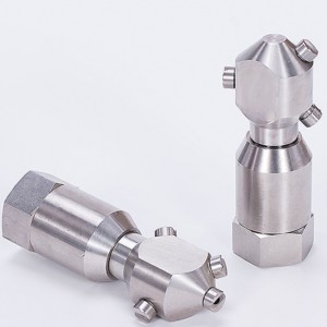 Kiertosäiliön pesu suutin 360 astetta ruostumattomasta teräksestä valmistettu säiliöpesuisu suuttimet