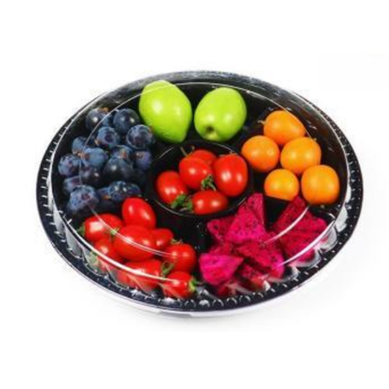 Kuusi-complate Fresh-cut Fruits Box Bottom 250*170*70 mm Hj-6f270