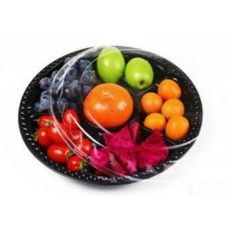 Kuusi-complate Fresh-cut Fruits Box Bottom 290*195*75 mm hj-6f320