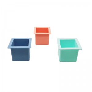 Suuret silikoni jääkuutiolustat muotit BPA Free, yksireiänneliöjäätelöitä joustava, helppo vapauttaa hidas sula jää, viskiä, ​​cocktaileja, lahjoja