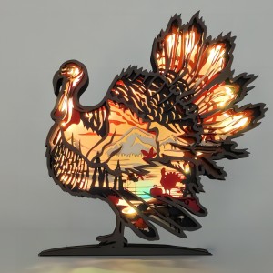 3D -puinen eläin flamingo esine