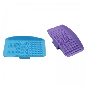 Silikoni -meikkiharjan puhdistusmatto, meikkiharjanpuhdistin, kannettava meikkiharjan puhdistustyyny, kosmeettinen harjan pesutyökalu