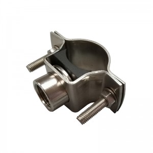 Ruostumattomasta teräksestä valmistettu silmän liittimet suuttimien ja putkien kiinnittämiseksi