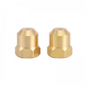 Ruostumattomasta teräksestä valmistettu messinki vesisuihkunpuhdistus Pölynhallinta Jet Solki/full/Hollow -kartiosuutin