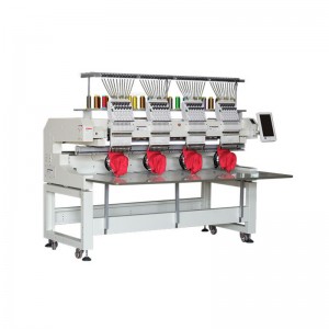 Neljä päännopeaa tietokonepohjaista kirjontakonetta