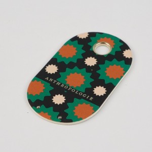 Mukautettu muotisuunnittelun logo Tuotemerkin korkea laadukkaat mukautetut paperit -tunnisteet, joissa on jousiköylä vaatteisiin ympäristöystävällinen